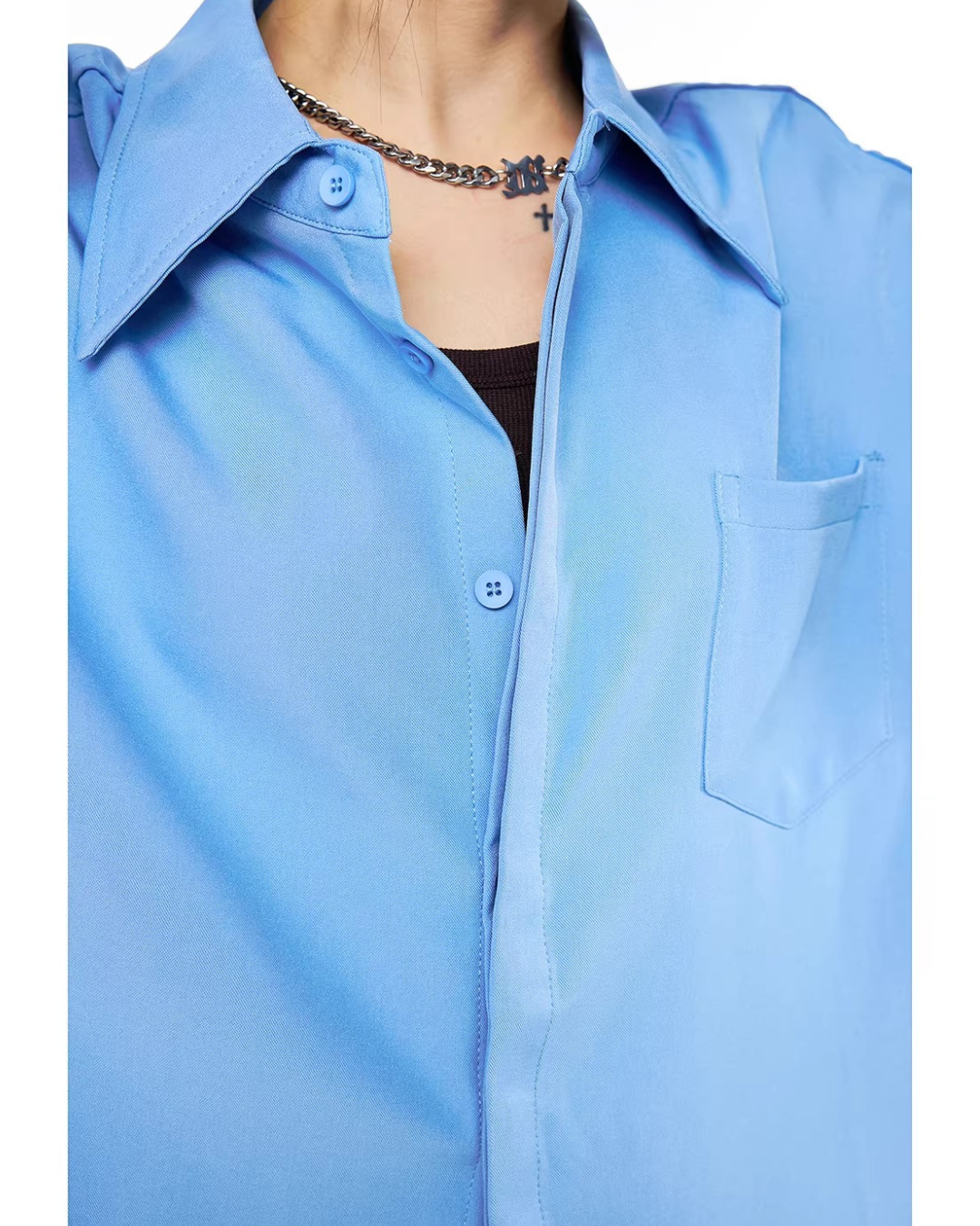 Balloon Sleeve Relaxed Shirt