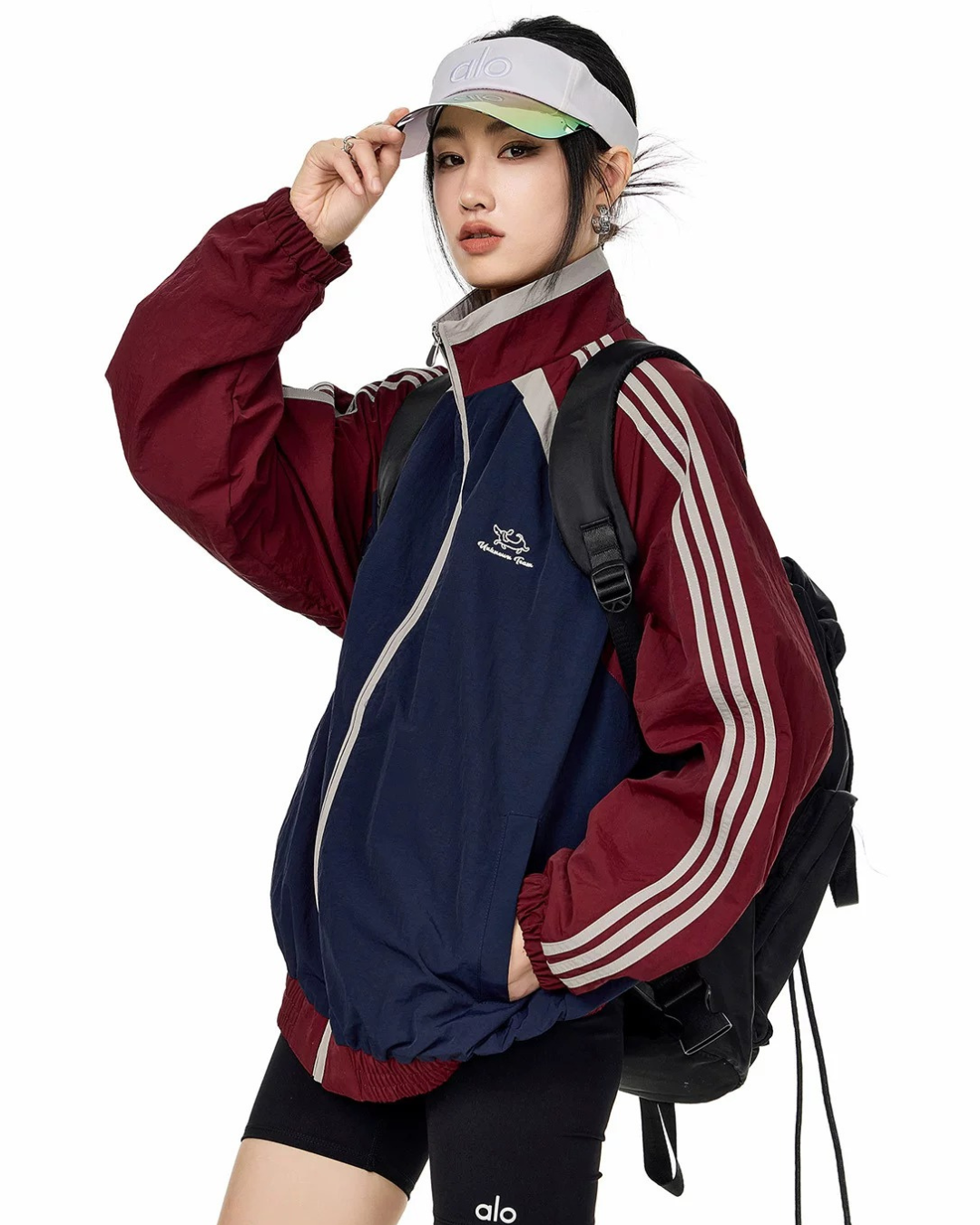 Two-Tone Stripe Jacket