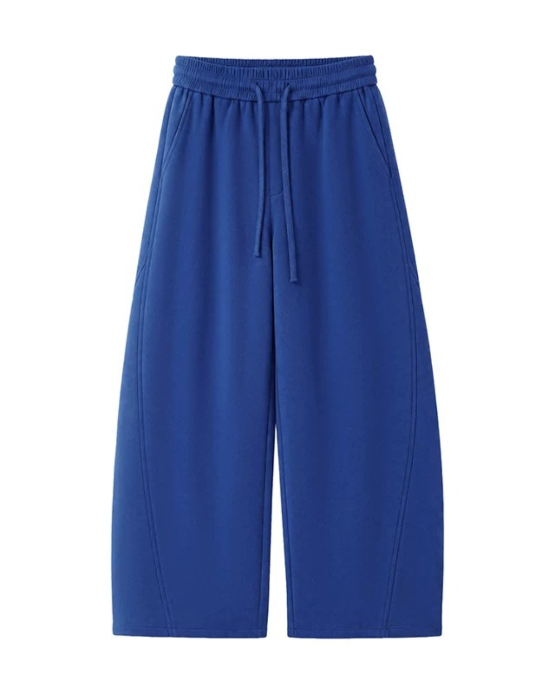 Draped Wide Fit Sweat Trousers
