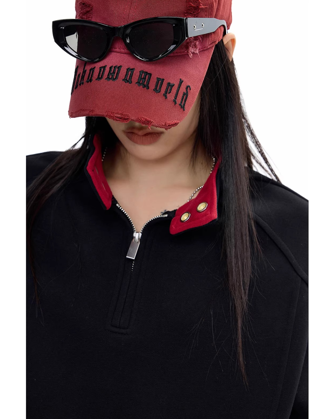 Half Zip Sweat Pullover