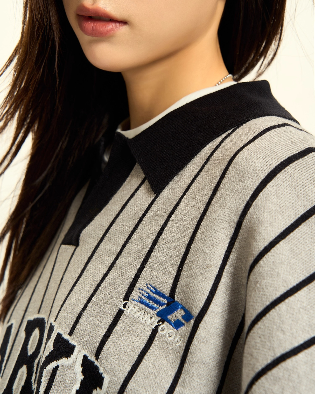 Varsity Stripe Knit Pullover