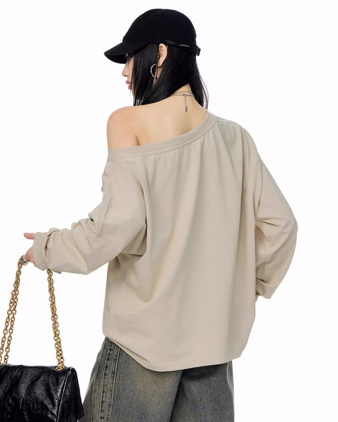 Dachshund Print Long Sleeve Tee