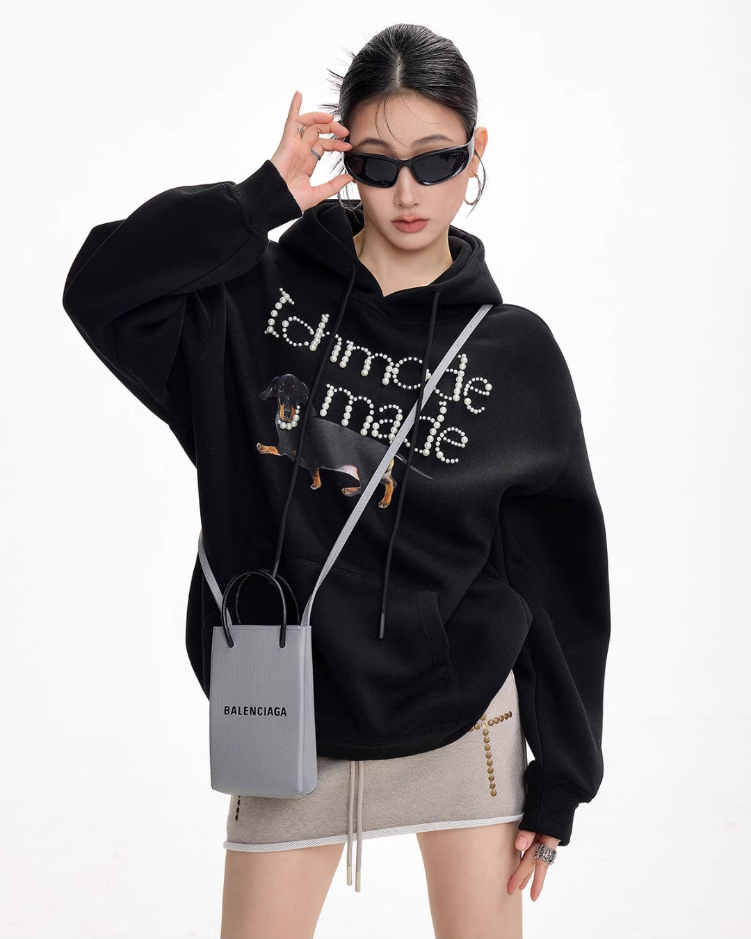 Pearl Logo Dog Hoodie