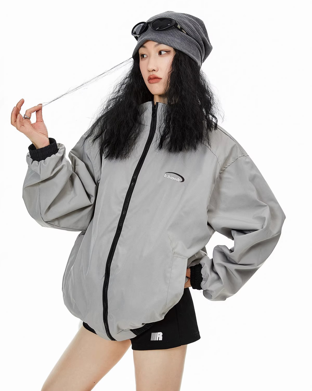 Reversible Classic Nylon Track Jacket