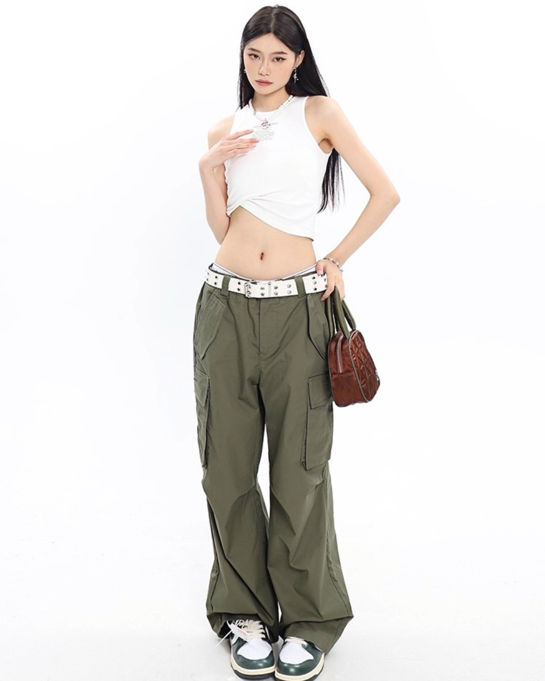 Star Hole Double Belt