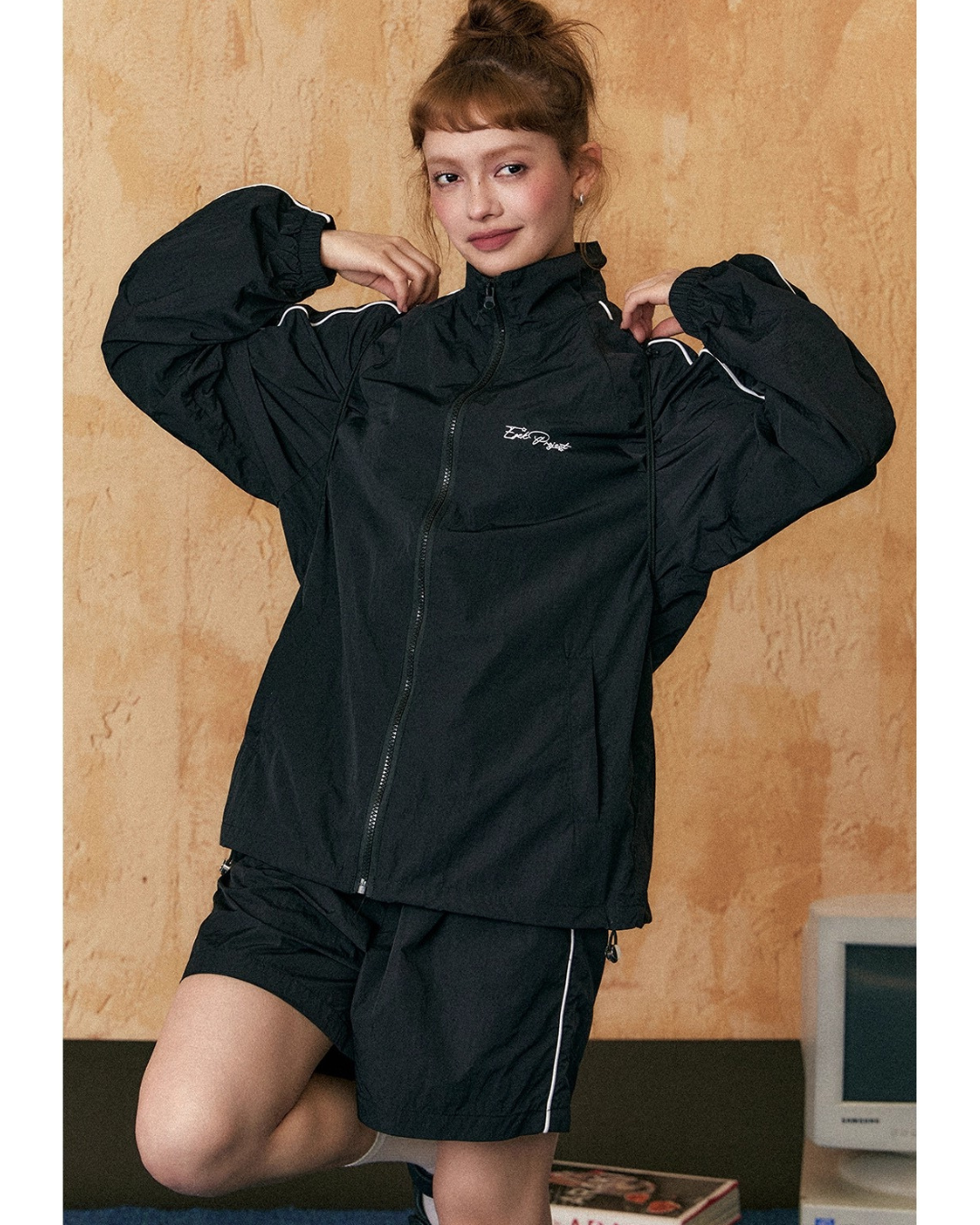 Light Nylon Hoodie Jacket