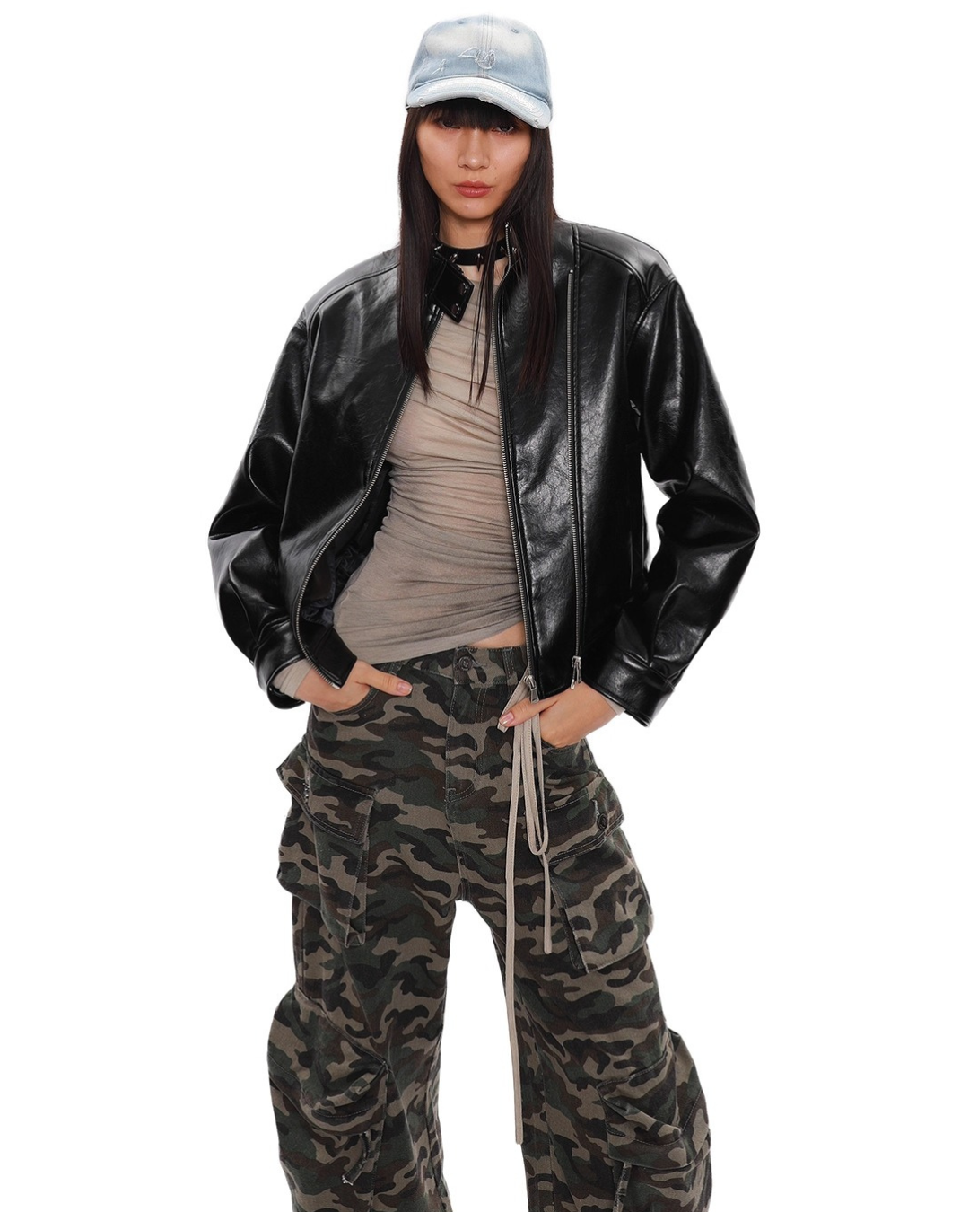 Blue Denim Washed Cap