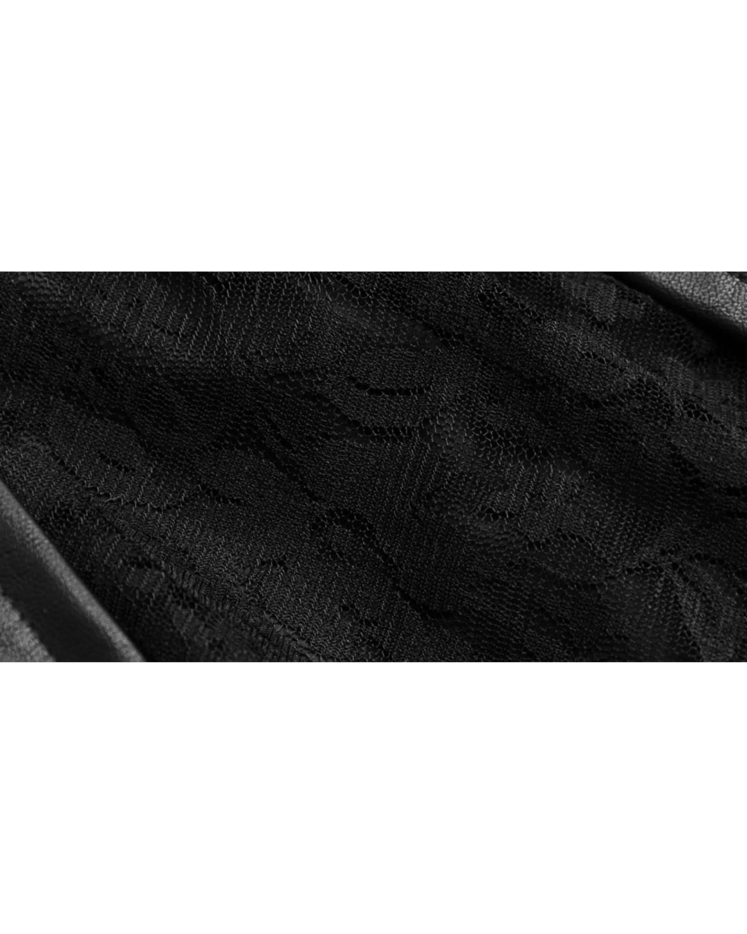 Vegan Leather Pleats Mini Skirt