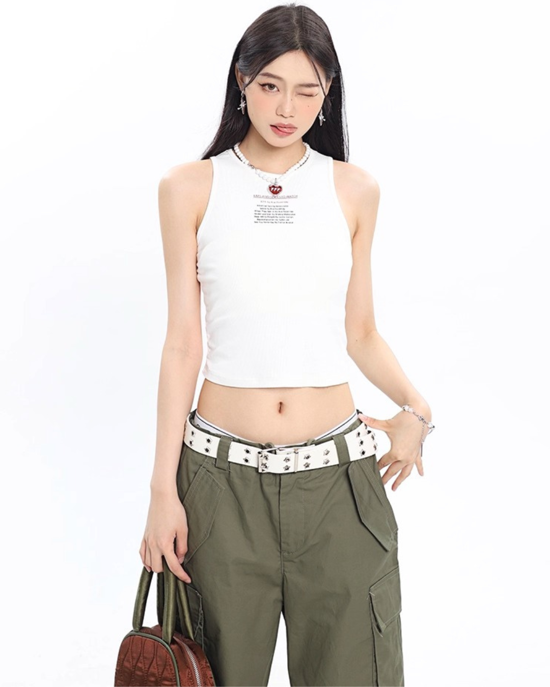 Star Hole Double Belt