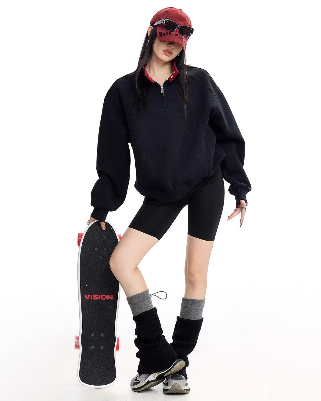 Half Zip Sweat Pullover