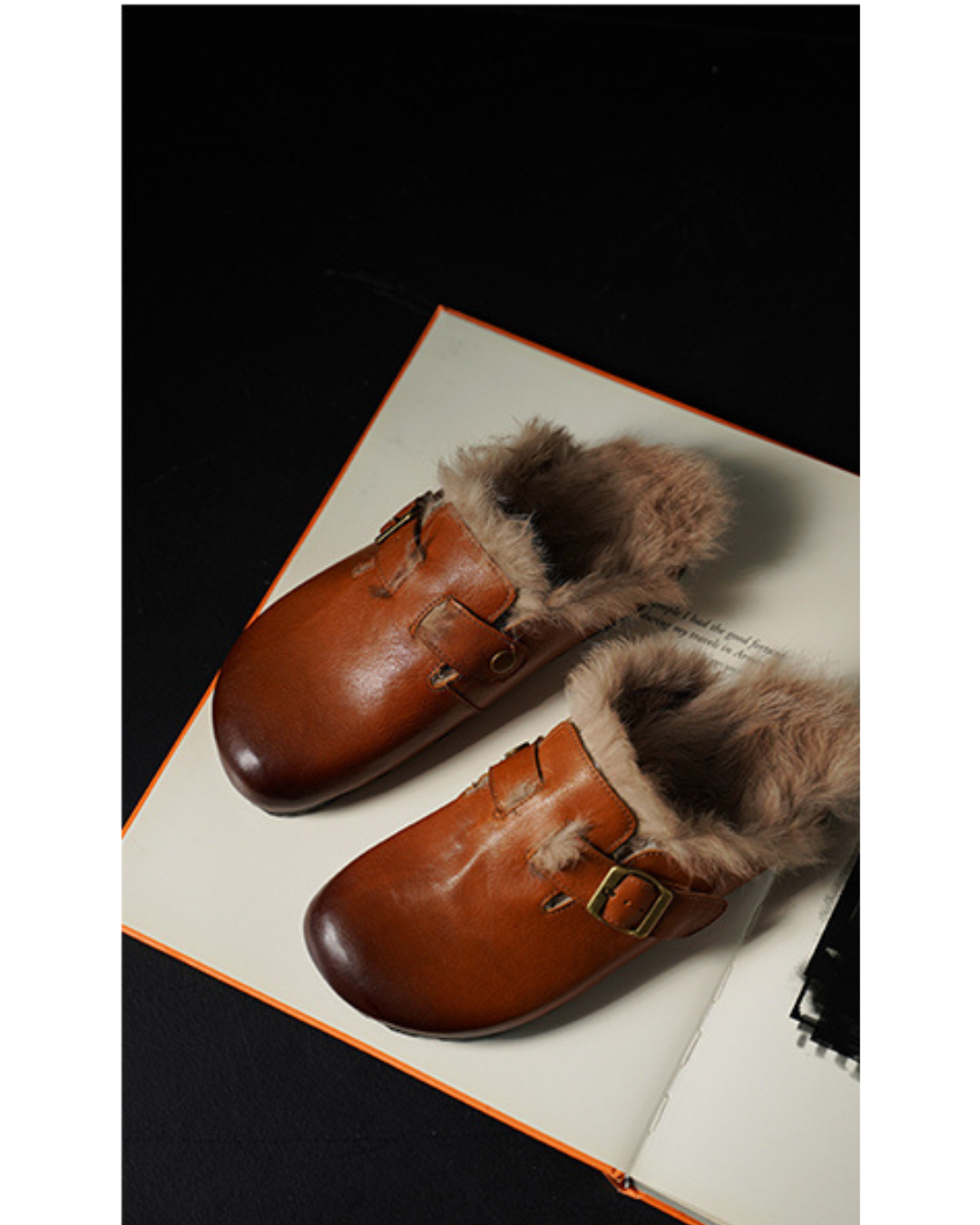Fur Clog Shoes