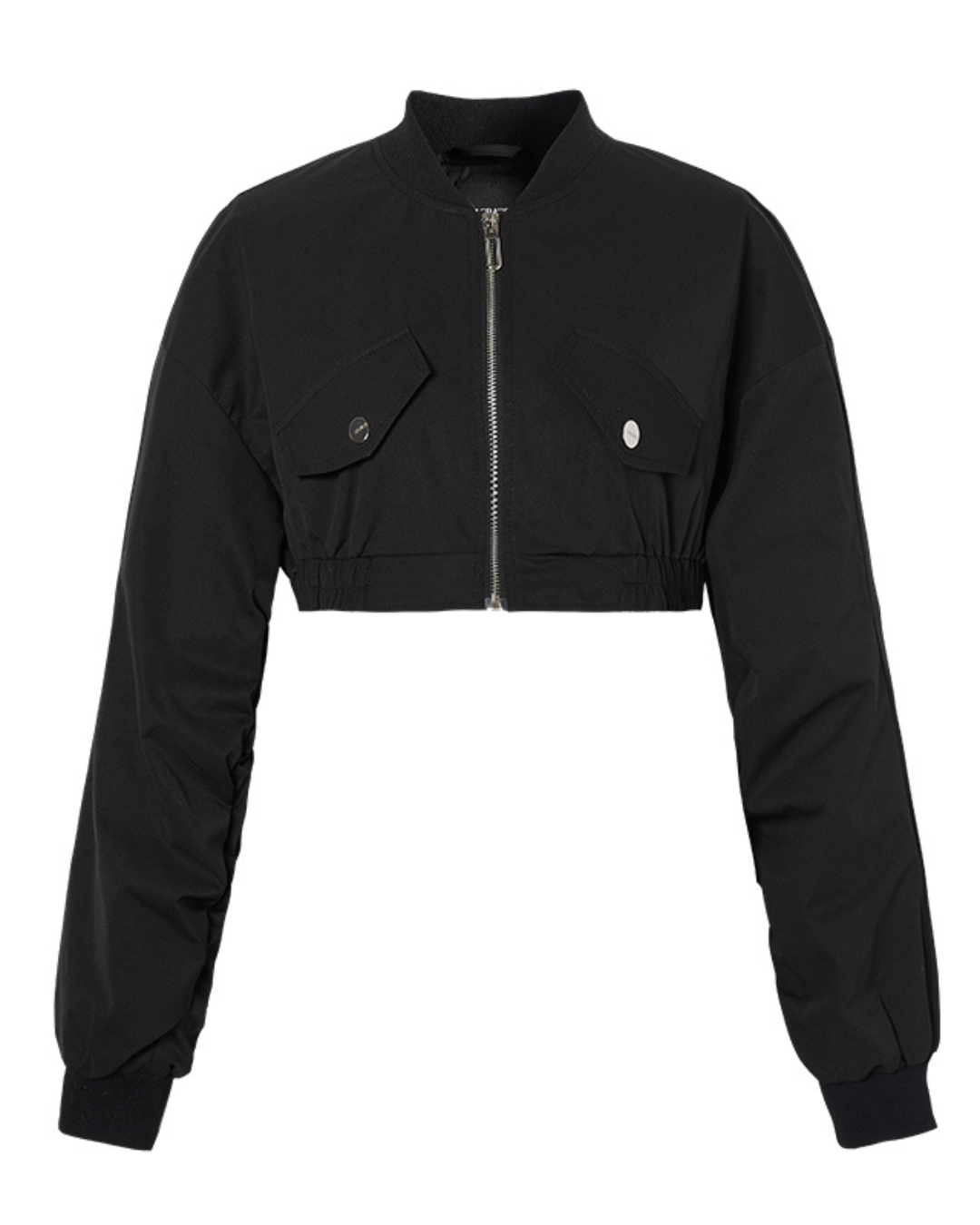 Crop Lightweight Blouson/Halter Neck Tight Knit Onepiece