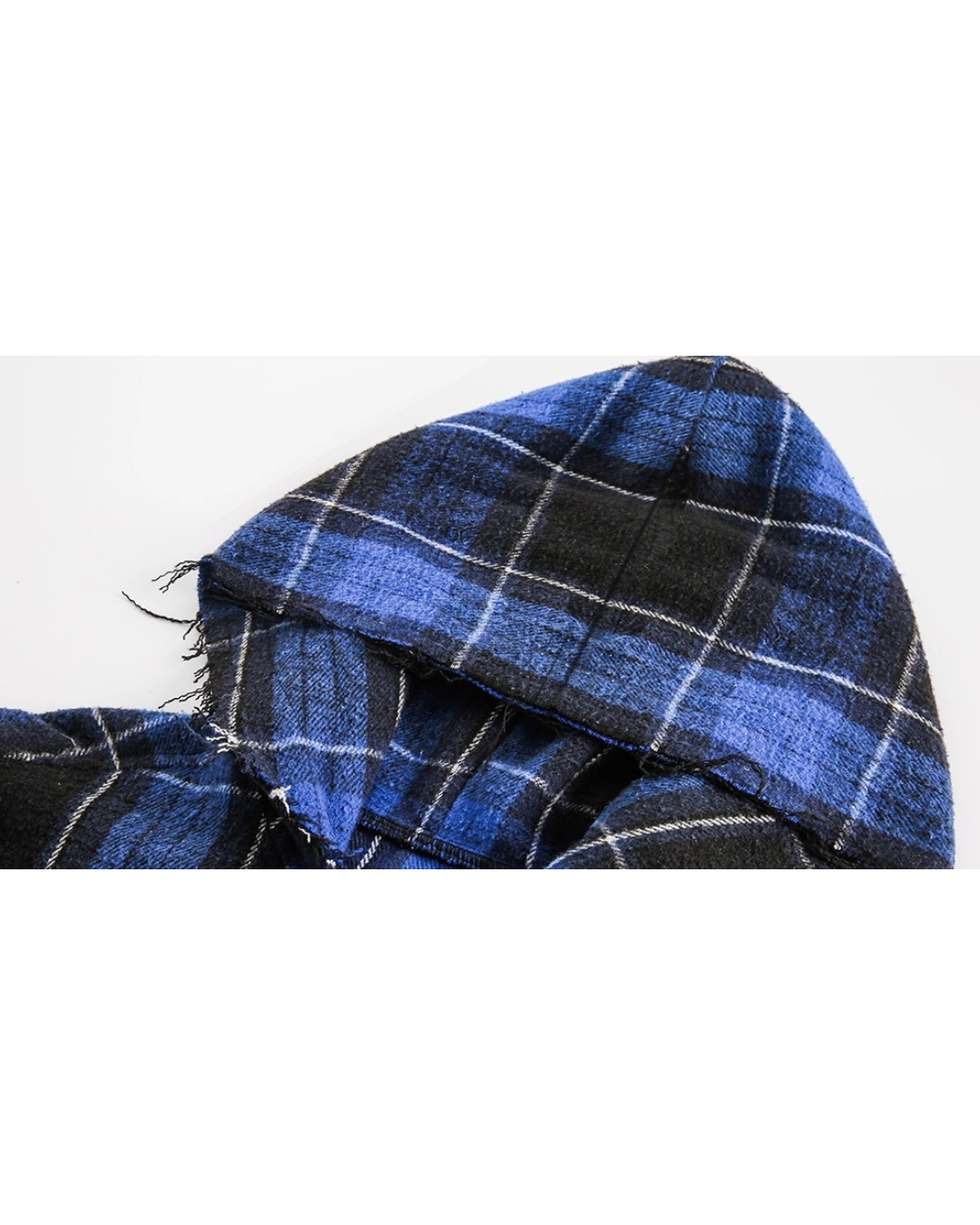 Plaid Zip Hood Jacket-Shirt