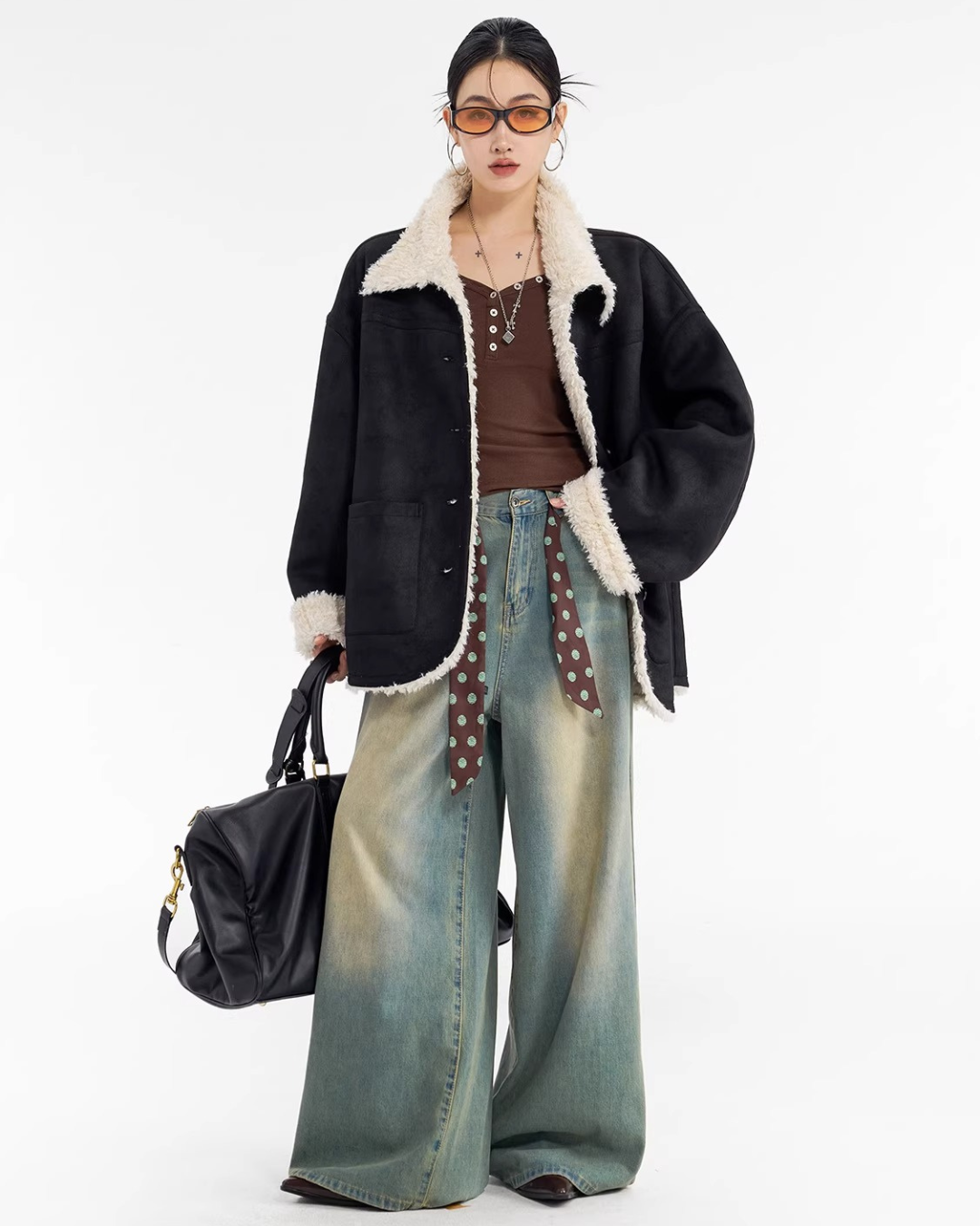 Boa Shearling Oversized Jacket