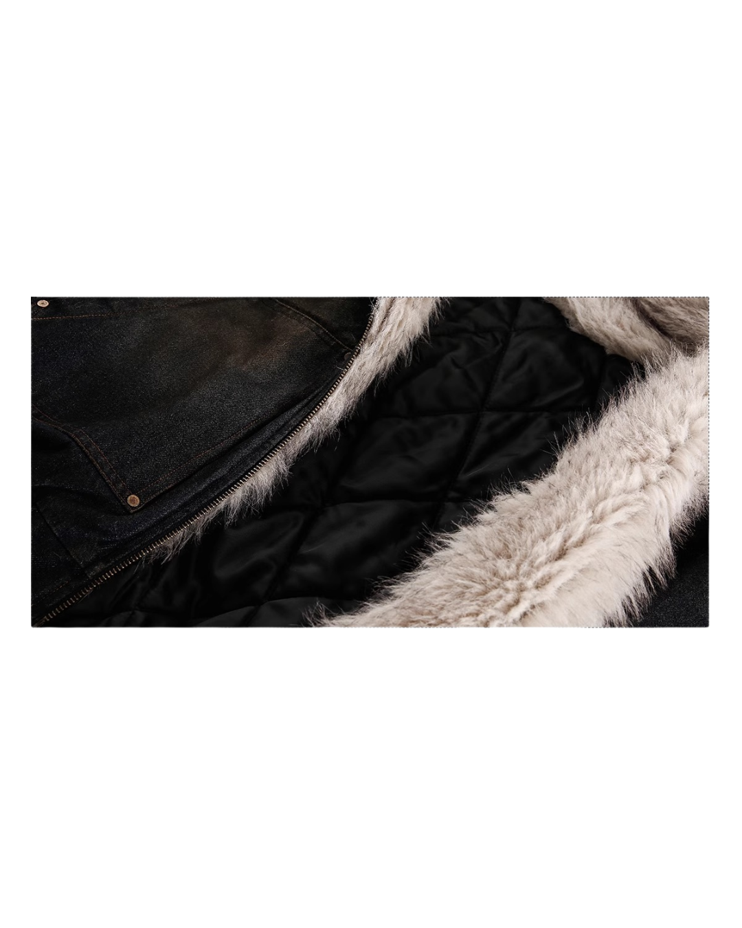 Vintage Fur Trim Jacket