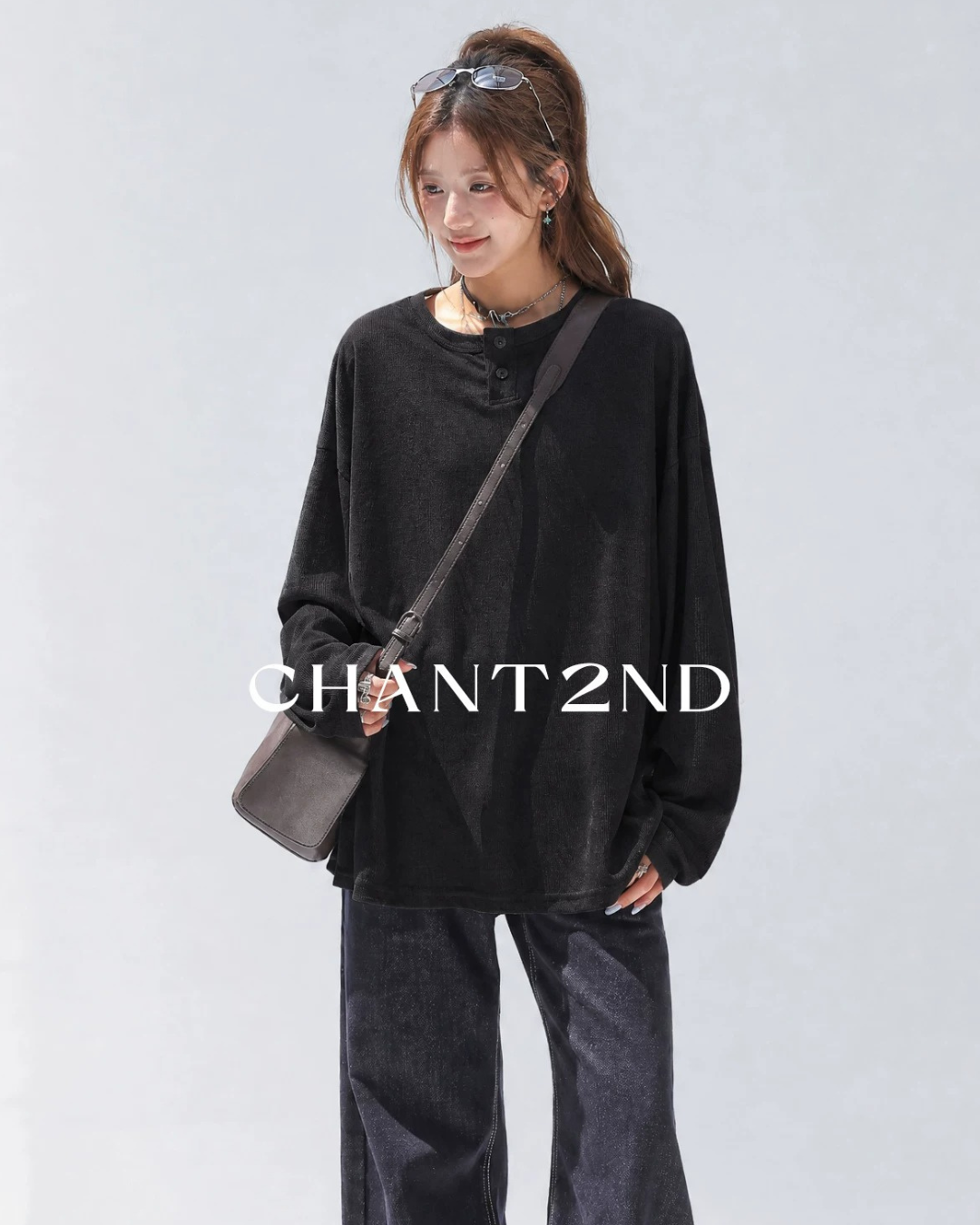 Oversized Heather Henley