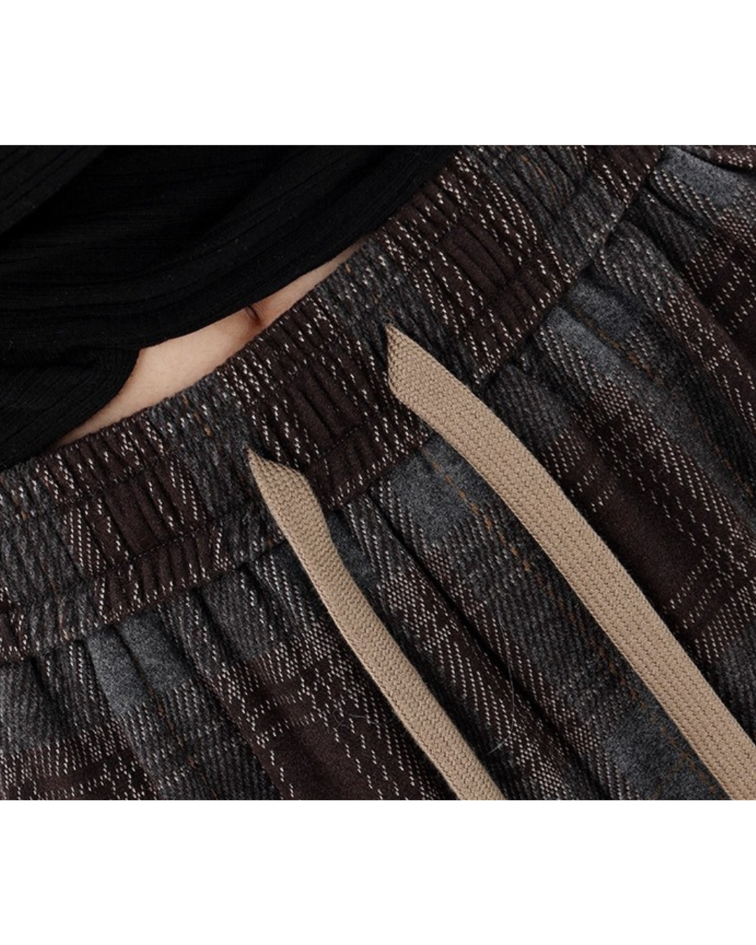 Retro Plaid Street Pants