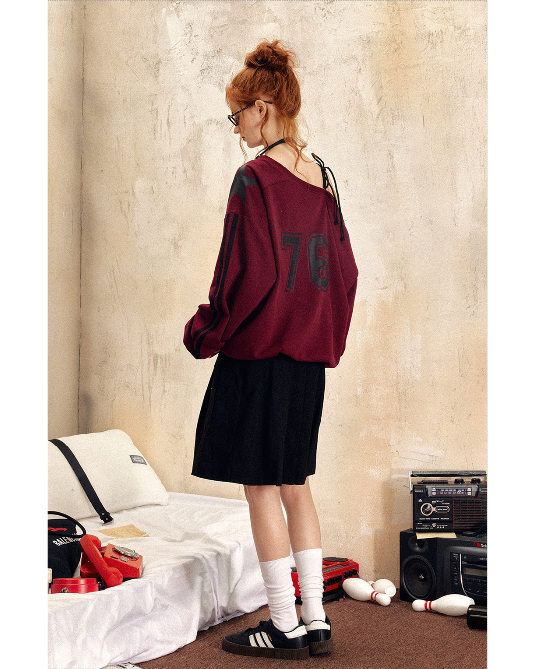 Slanted Shoulder Game Shirt/3Style-Design