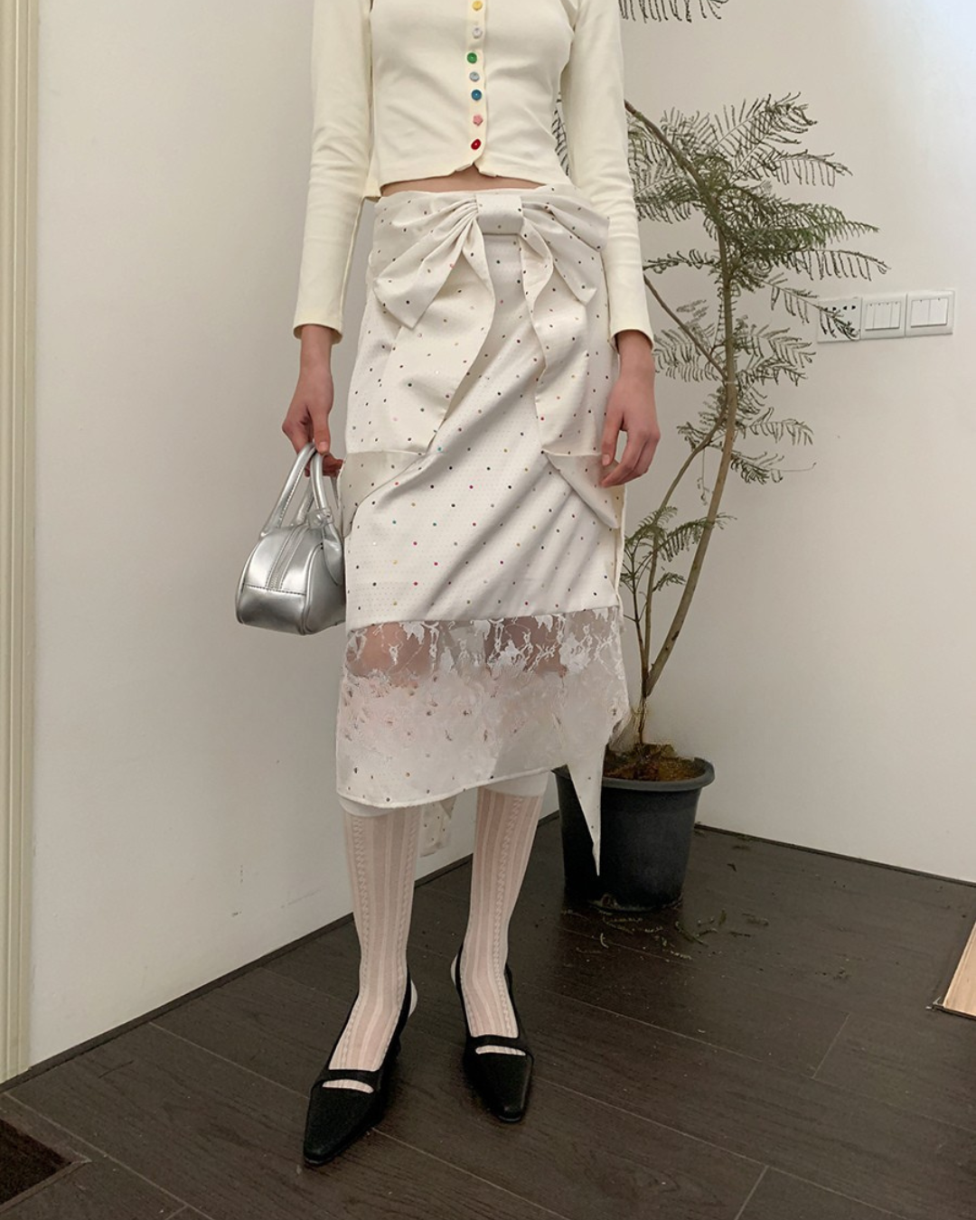 Elegant 3D Ribbon Skirt