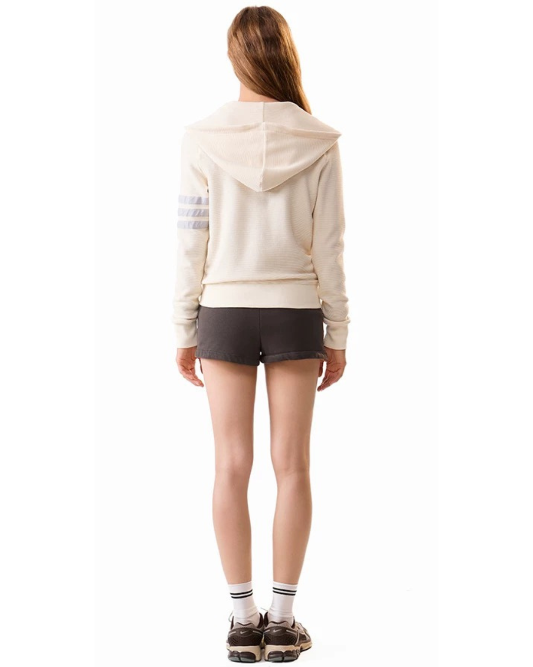 Waffle Sleeve Hoodie