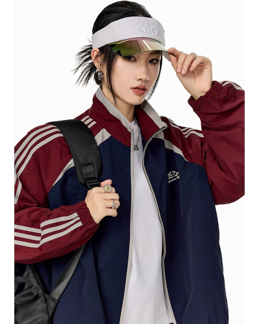 Two-Tone Stripe Jacket