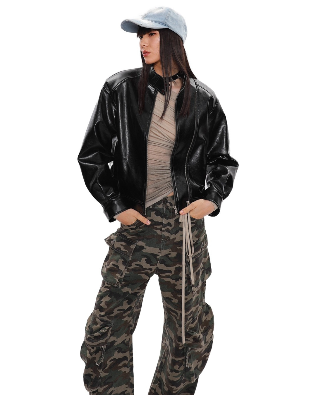 Blue Denim Washed Cap