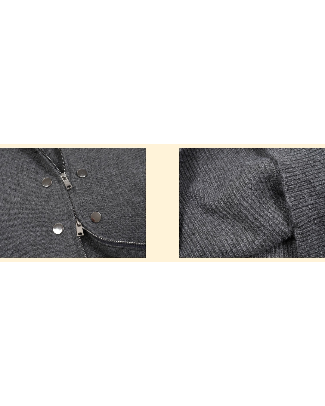 Double Button Knit Cardigan