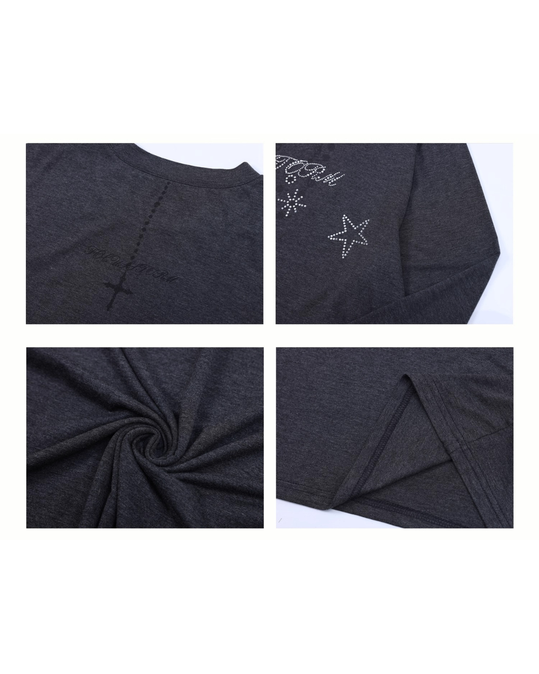 Glitter Point Long Tee