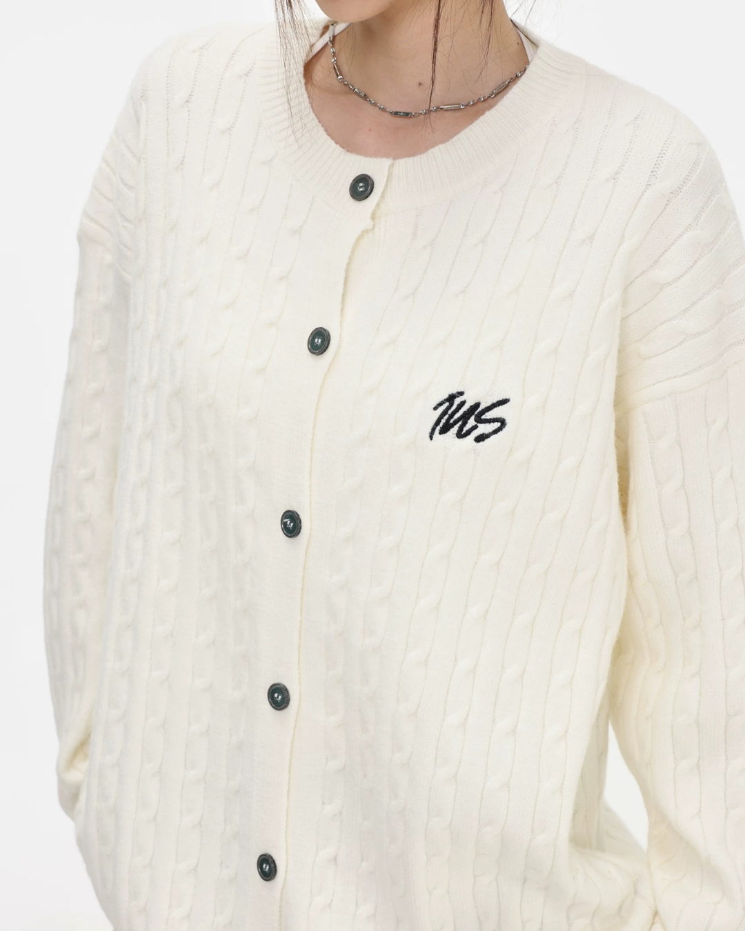 Preppy Cable Cardigan