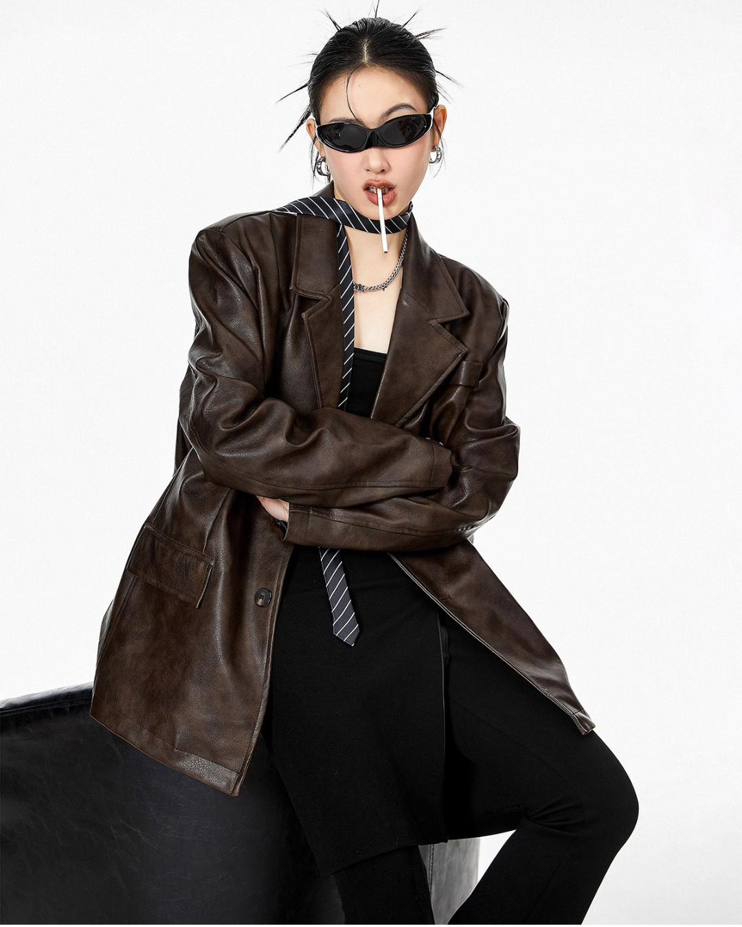 Bold Fit Leather Jacket