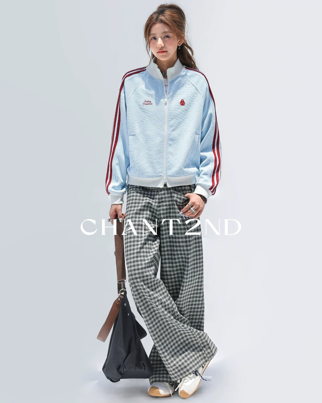 Waffle Stripe Track Jacket
