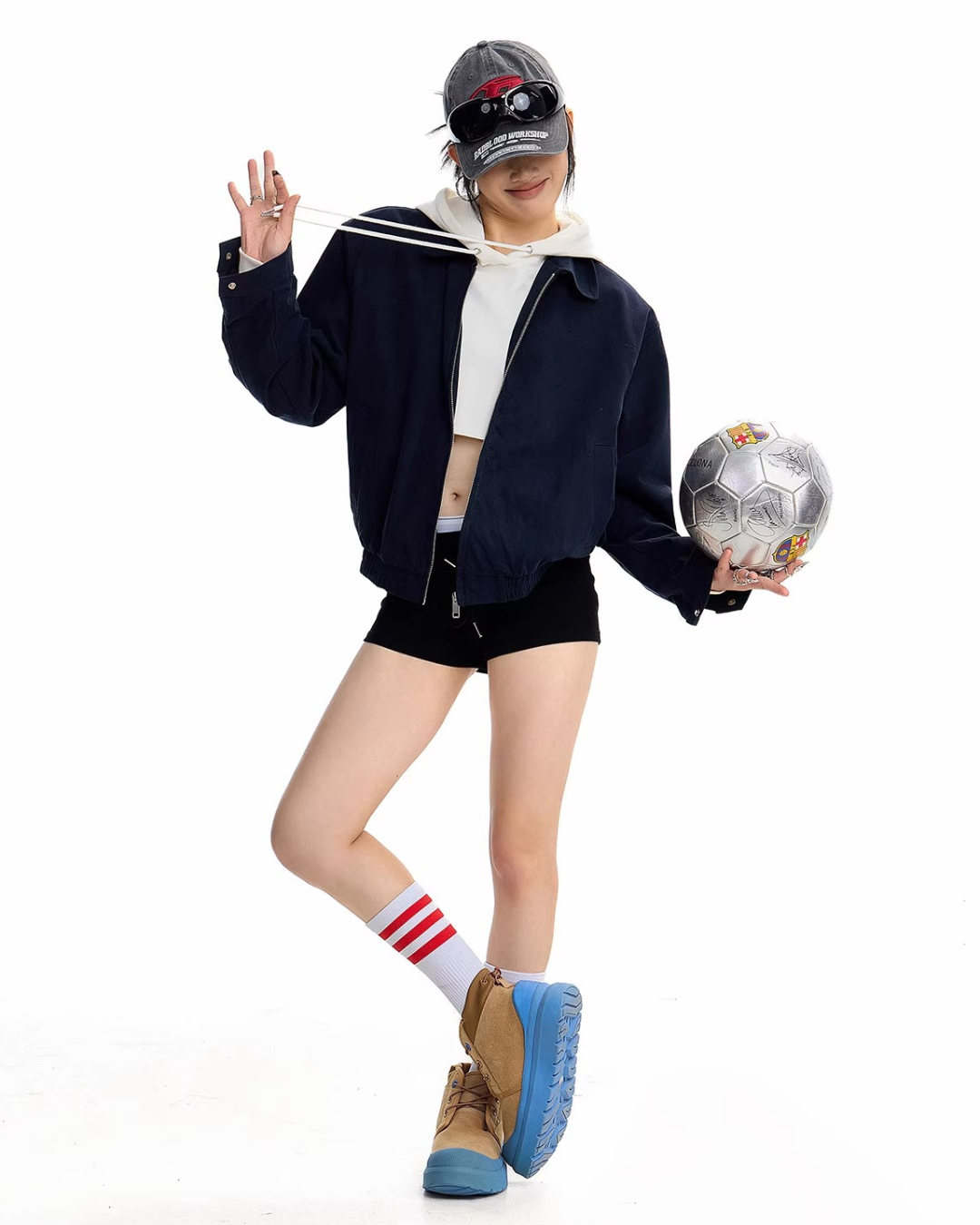 Oversized Harrington Jacket