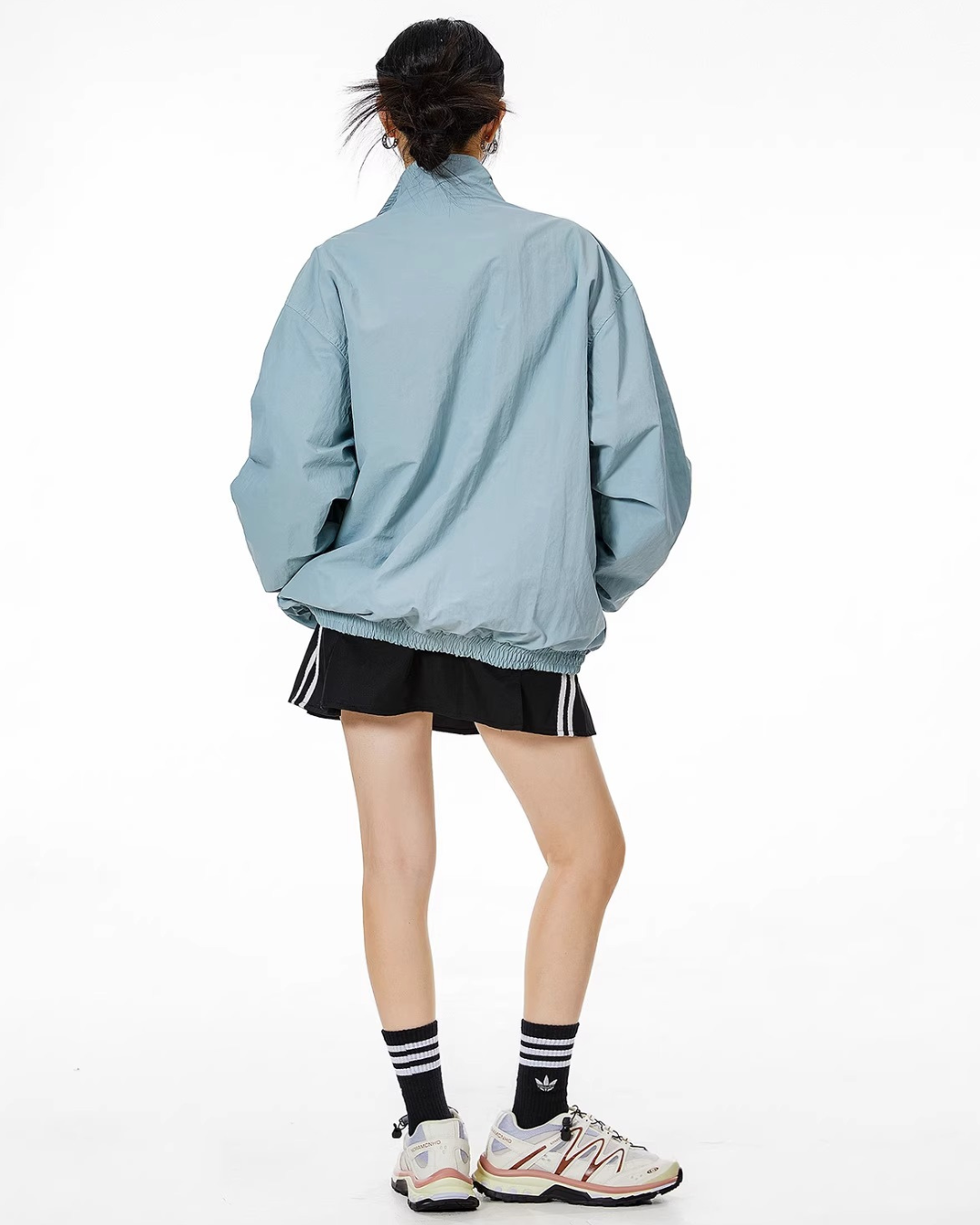 Reversible Classic Nylon Track Jacket