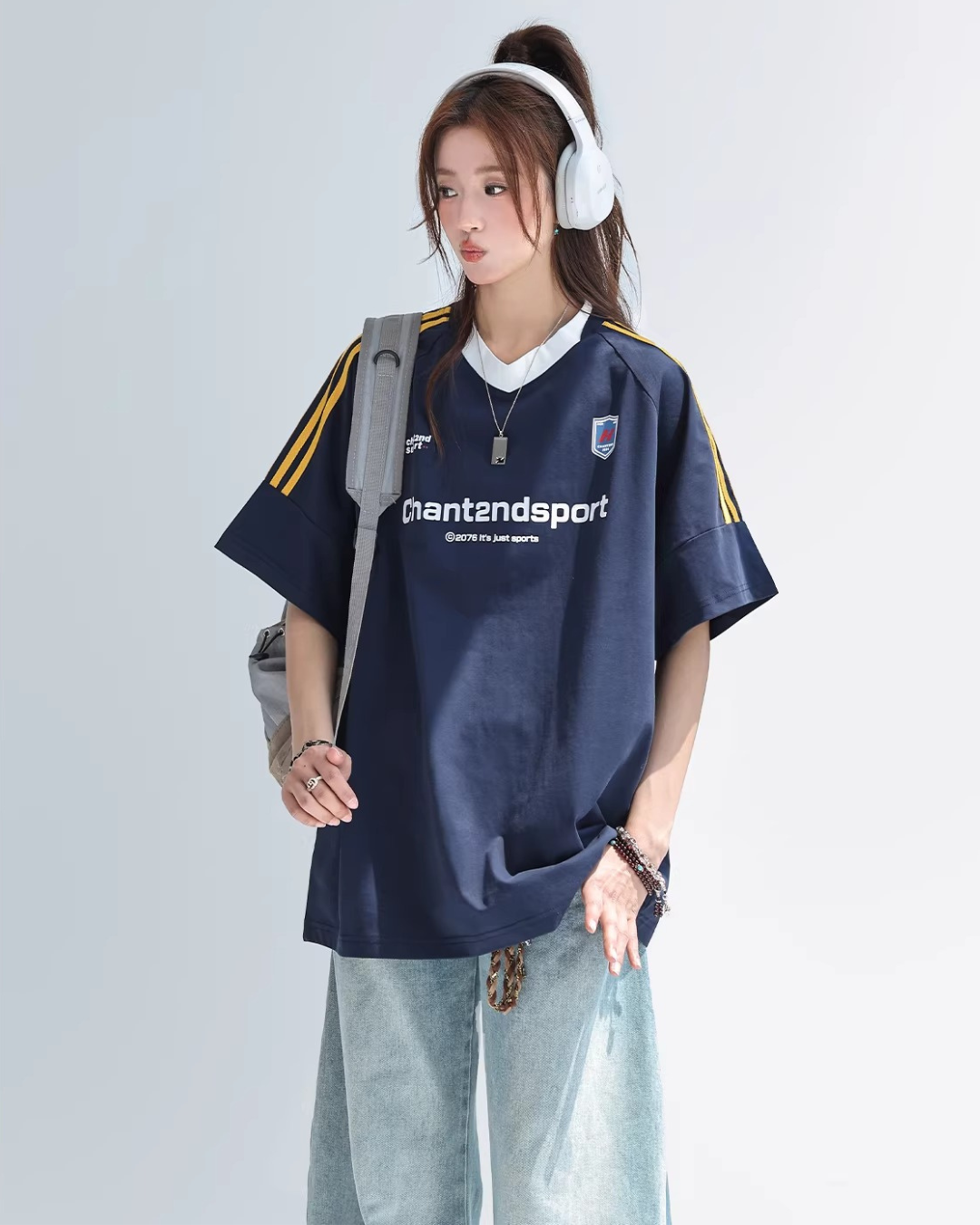 Sport V-neck Soccer Tee