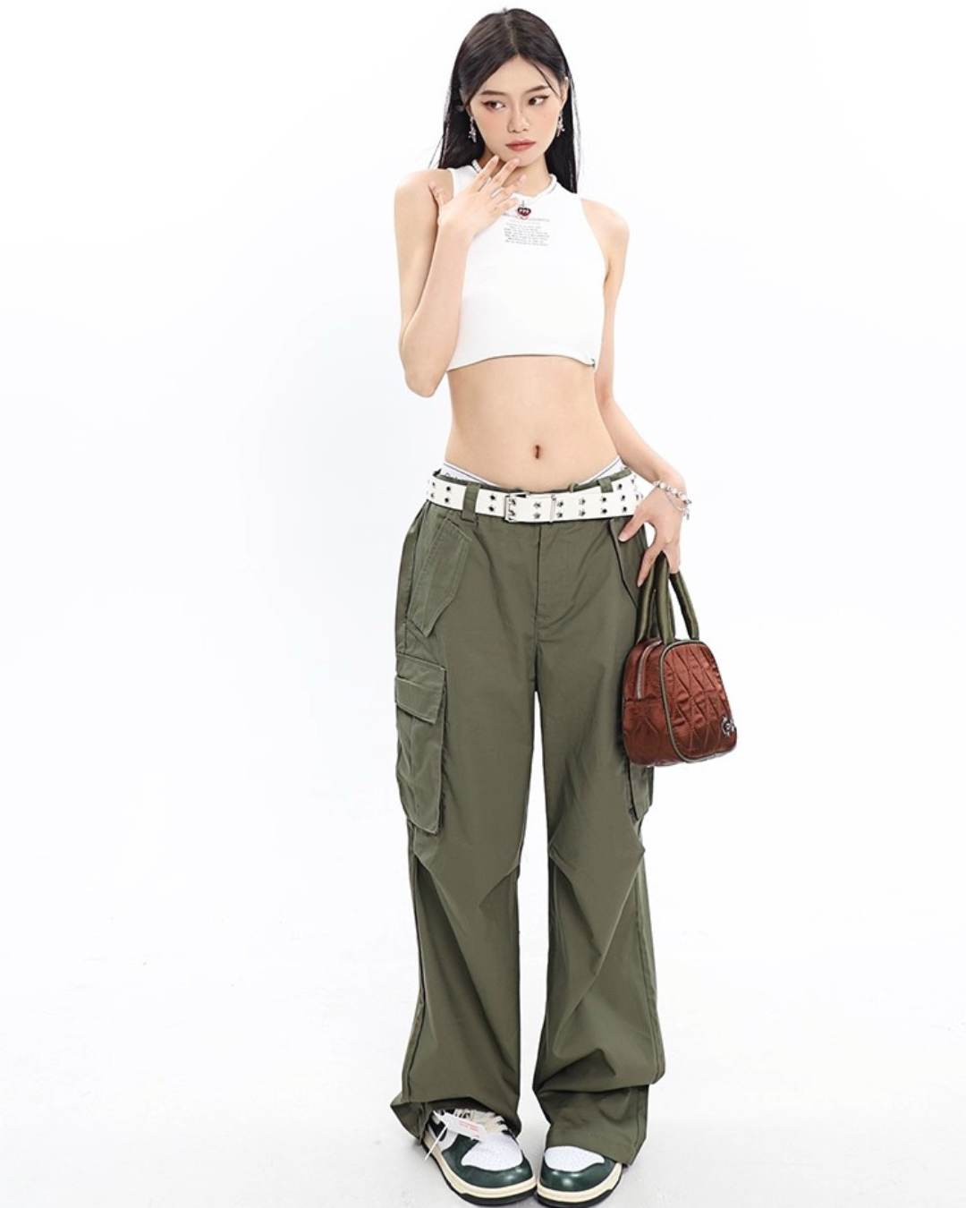 Star Hole Double Belt