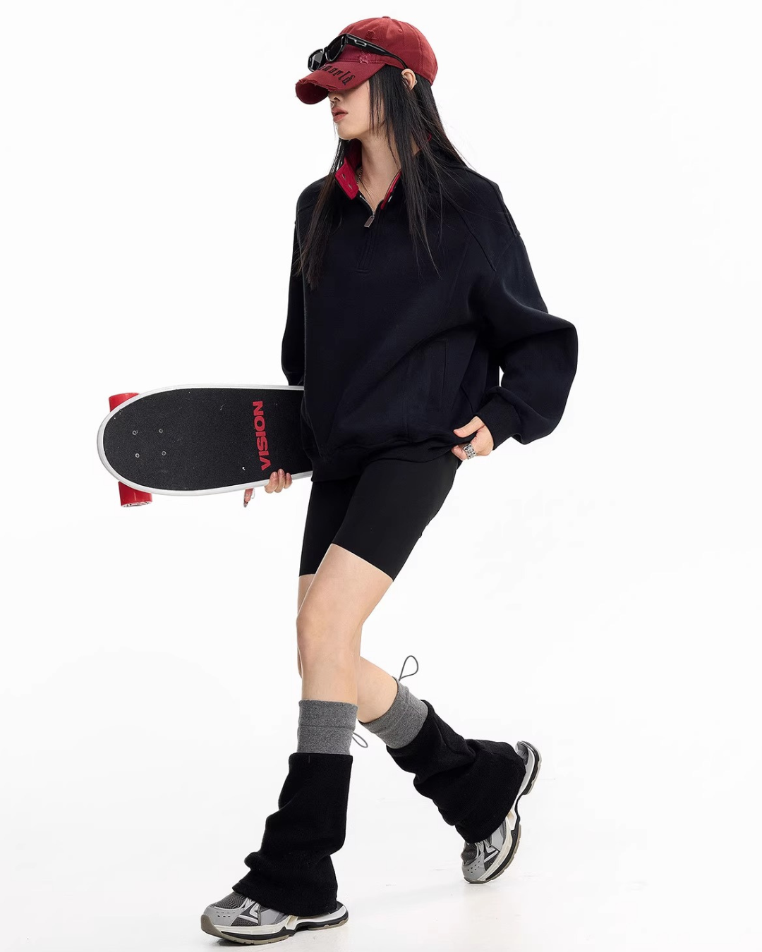 Half Zip Sweat Pullover