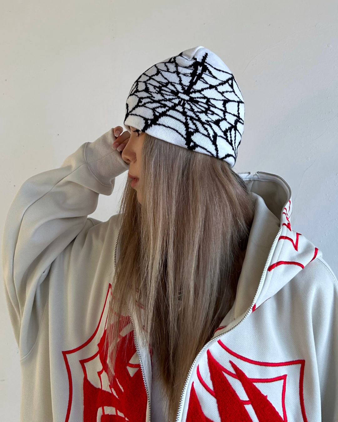 Spider Pattern Beanie