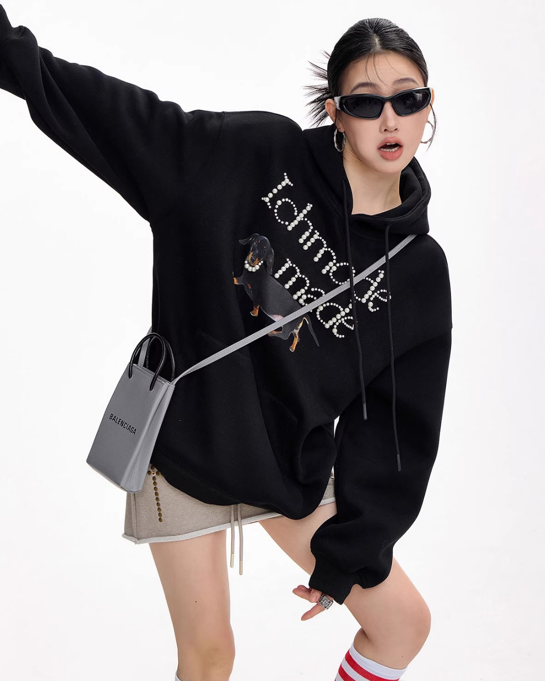 Pearl Logo Dog Hoodie