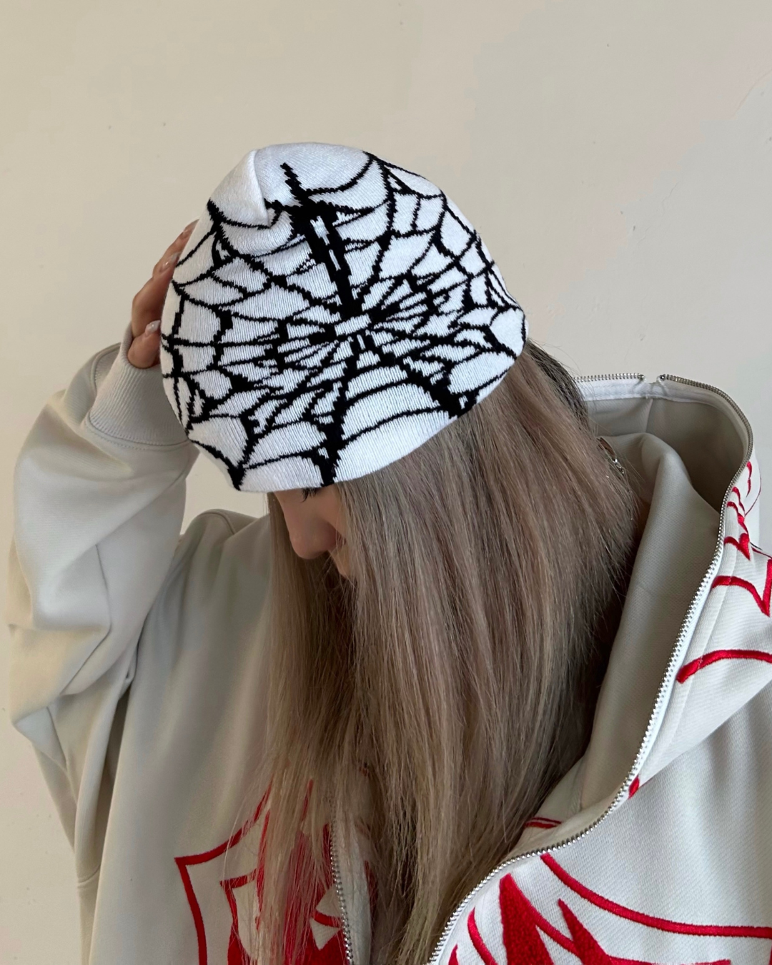 Spider Pattern Beanie