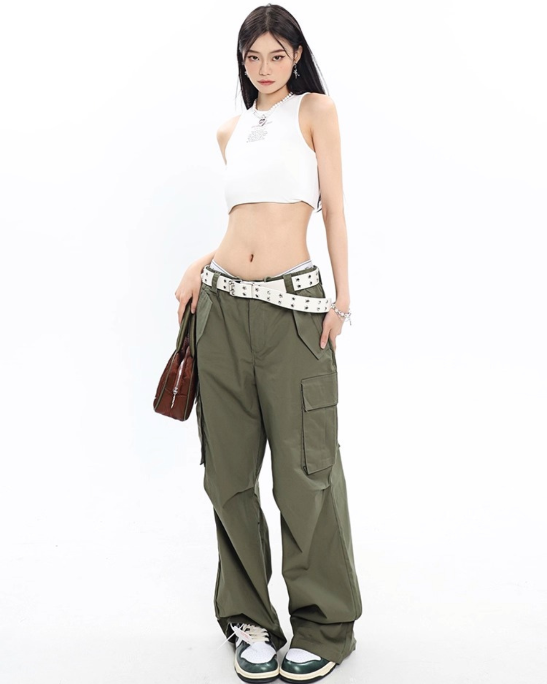 Star Hole Double Belt