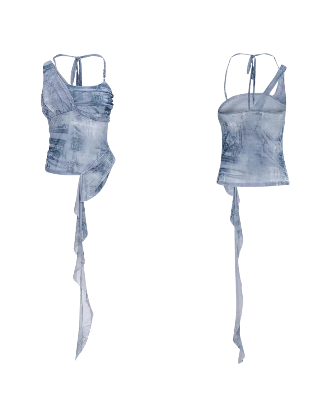 Asymmetry Sheer Camisole