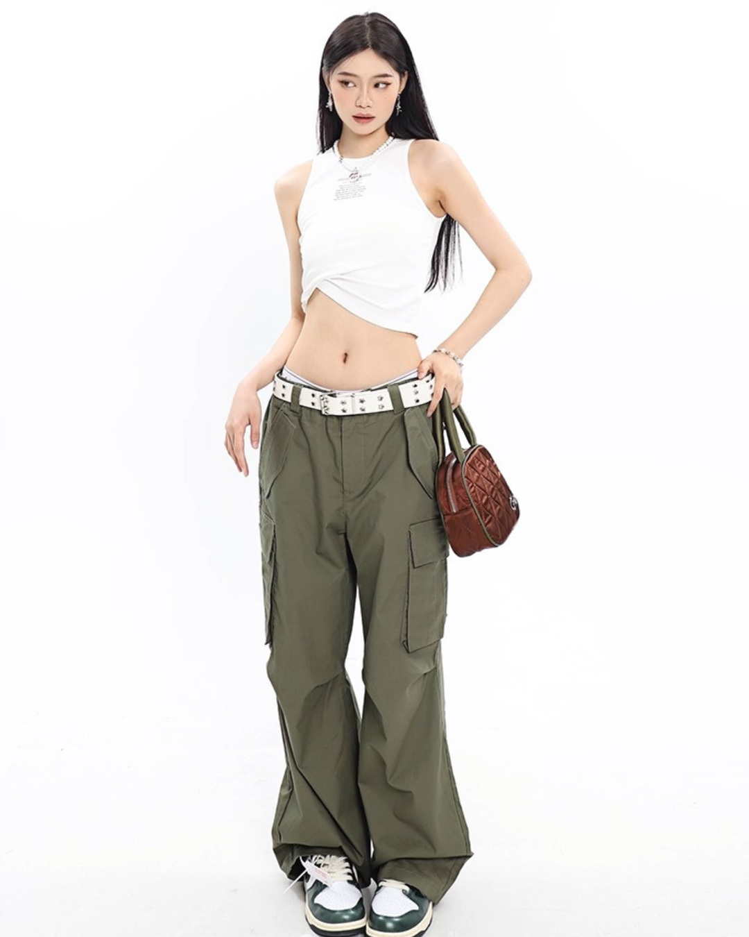 Star Hole Double Belt