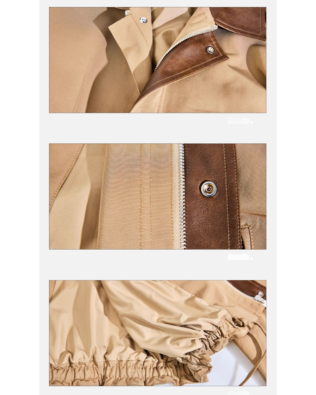 High Neck  Collar Work Jacket