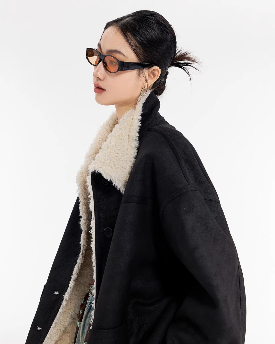 Boa Shearling Oversized Jacket