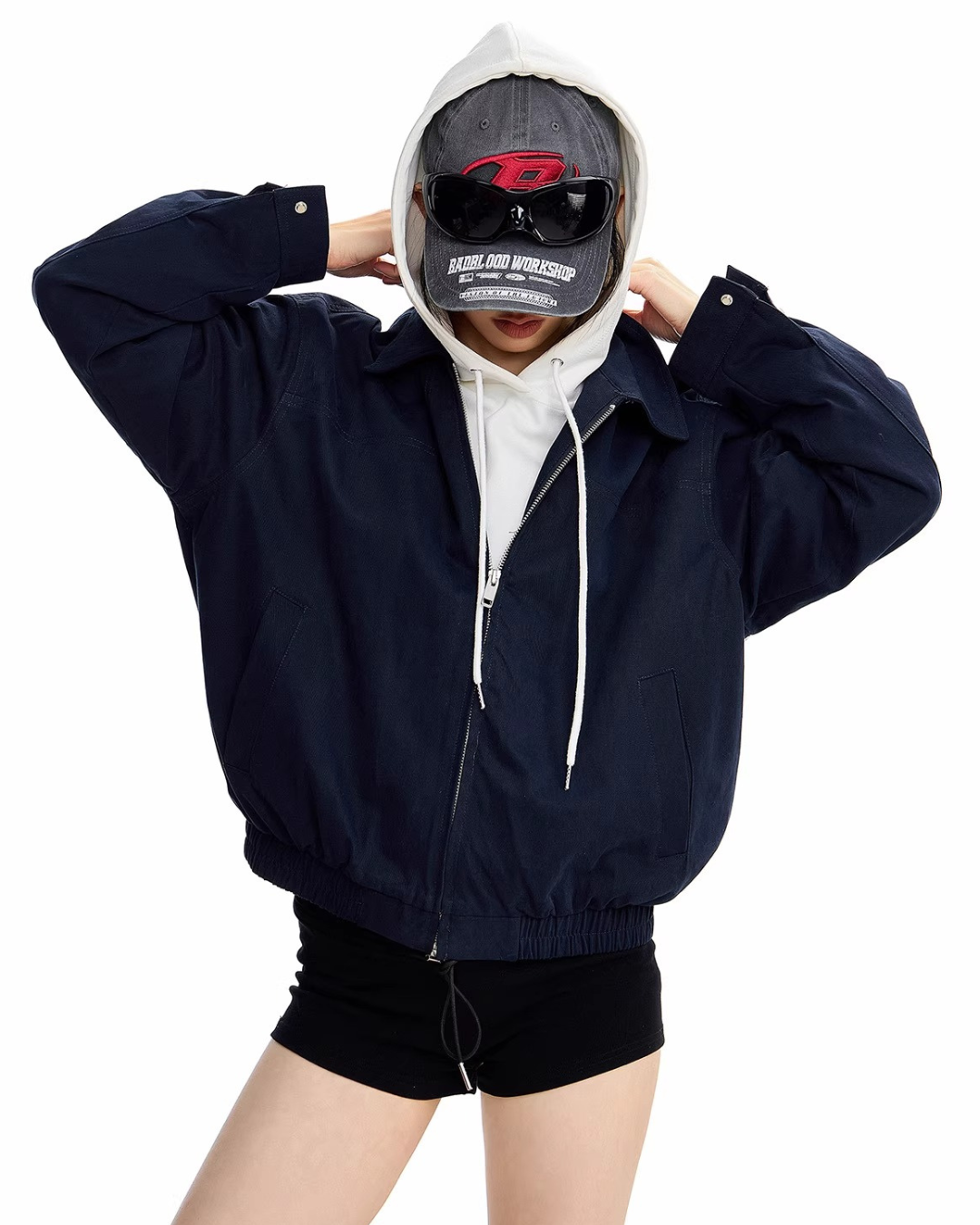 Oversized Harrington Jacket