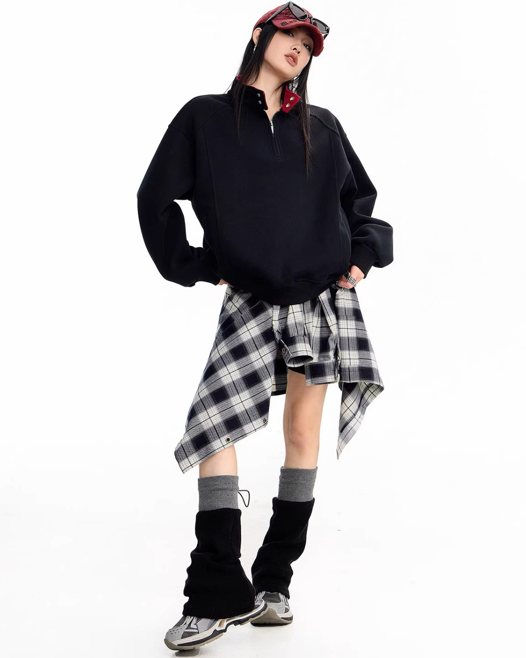 Half Zip Sweat Pullover