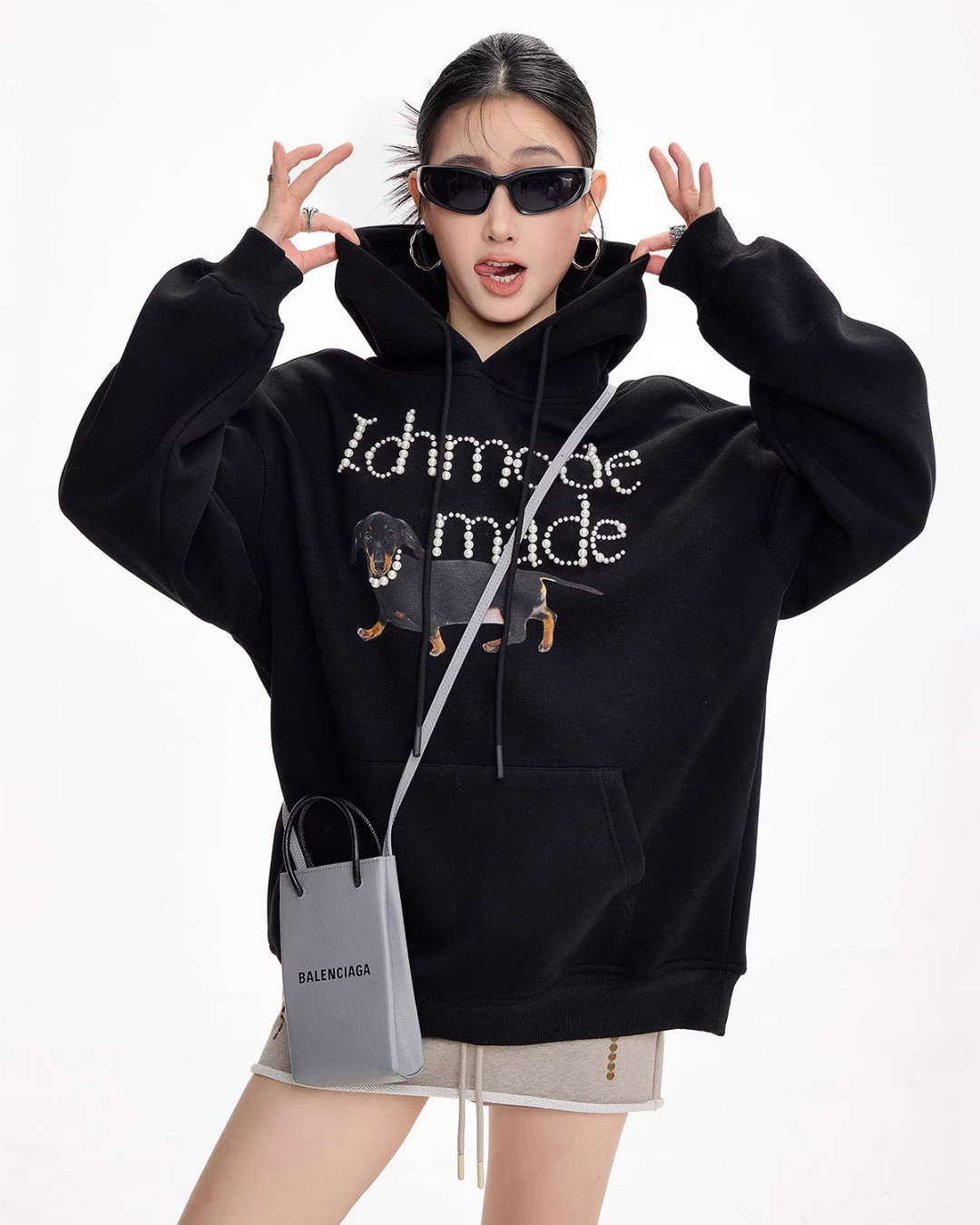 Pearl Logo Dog Hoodie