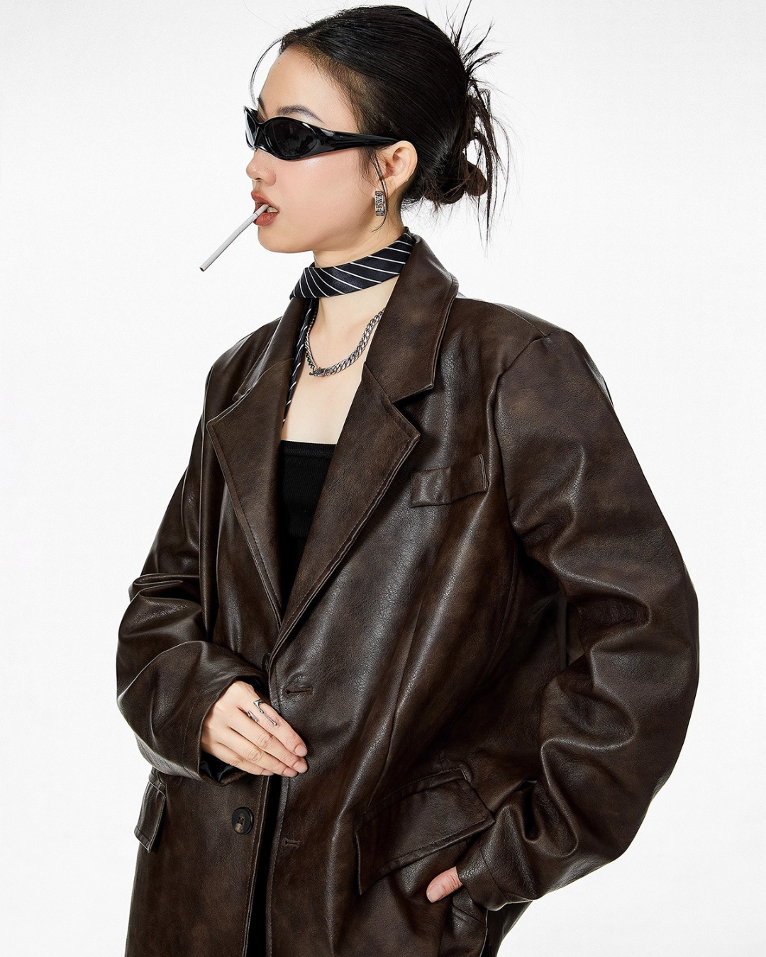 Bold Fit Leather Jacket