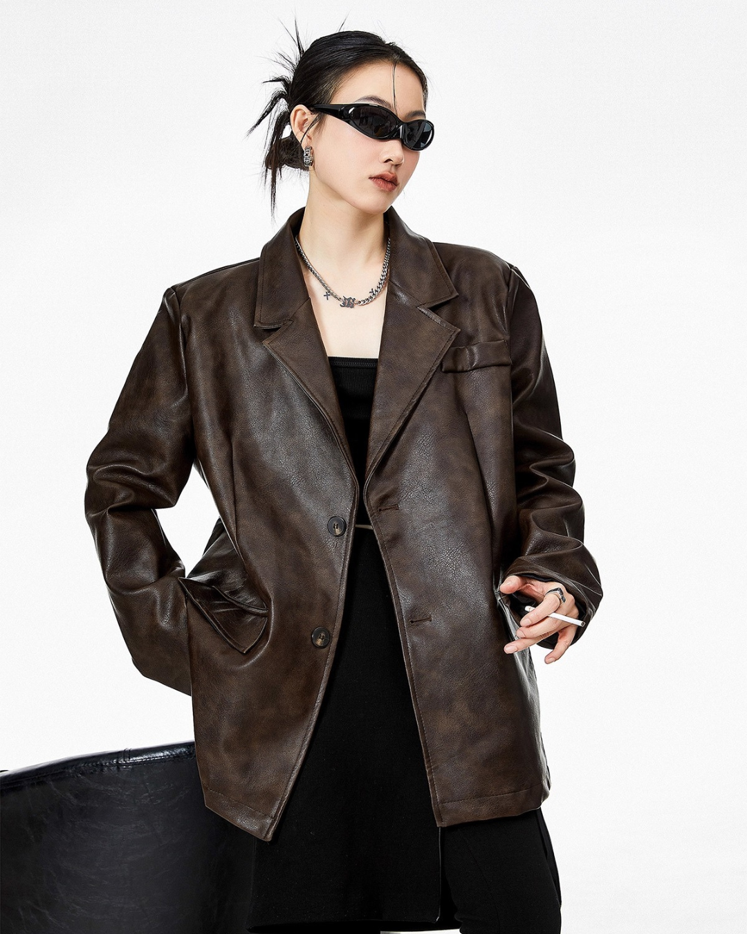 Bold Fit Leather Jacket