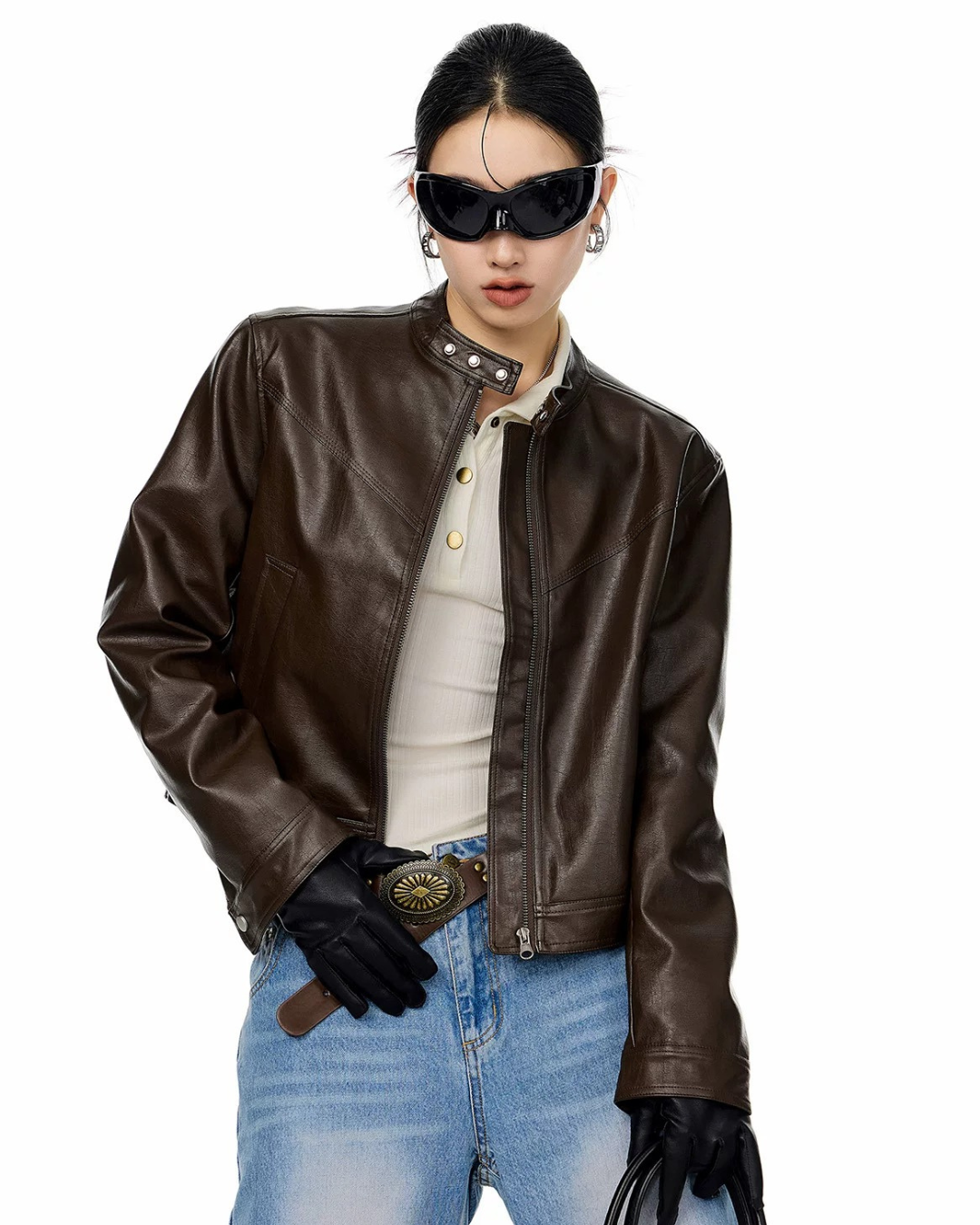 Moto Snap Collar Jacket